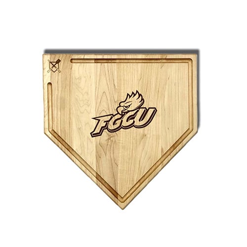 Jardine Florida Gulf Coast Eagles Baseball BBQ 17" x 17" Home Plate Cutting Board with Trough