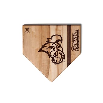 Jardine Coastal Carolina Chanticleers Baseball BBQ 12" x 12" Home Plate Cutting Board