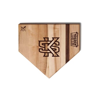 Jardine Kennesaw State Owls Baseball BBQ 12" x 12" Home Plate Cutting Board