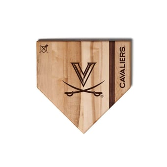 Jardine Virginia Cavaliers Baseball BBQ 12" x 12" Home Plate Cutting Board