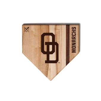 Jardine Old Dominion Monarchs Baseball BBQ 12" x 12" Home Plate Cutting Board