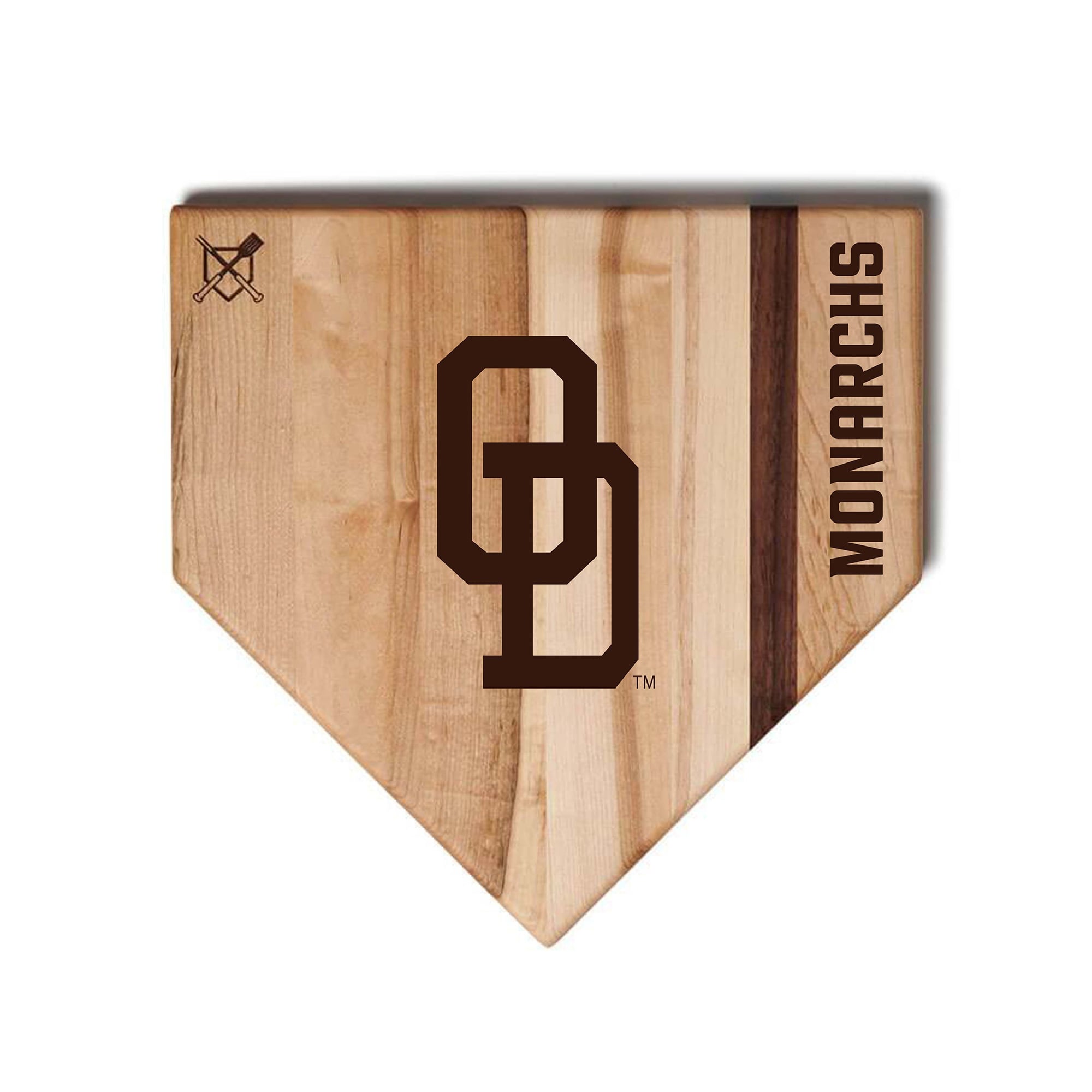Jardine Old Dominion Monarchs Baseball BBQ 17'' x 17'' Home Plate Cutting Board
