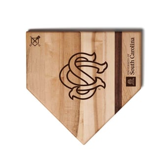 Jardine South Carolina Gamecocks Baseball BBQ 17'' x 17'' Home Plate Cutting Board