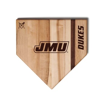 Jardine James Madison Dukes Baseball BBQ 17'' x 17'' Home Plate Cutting Board