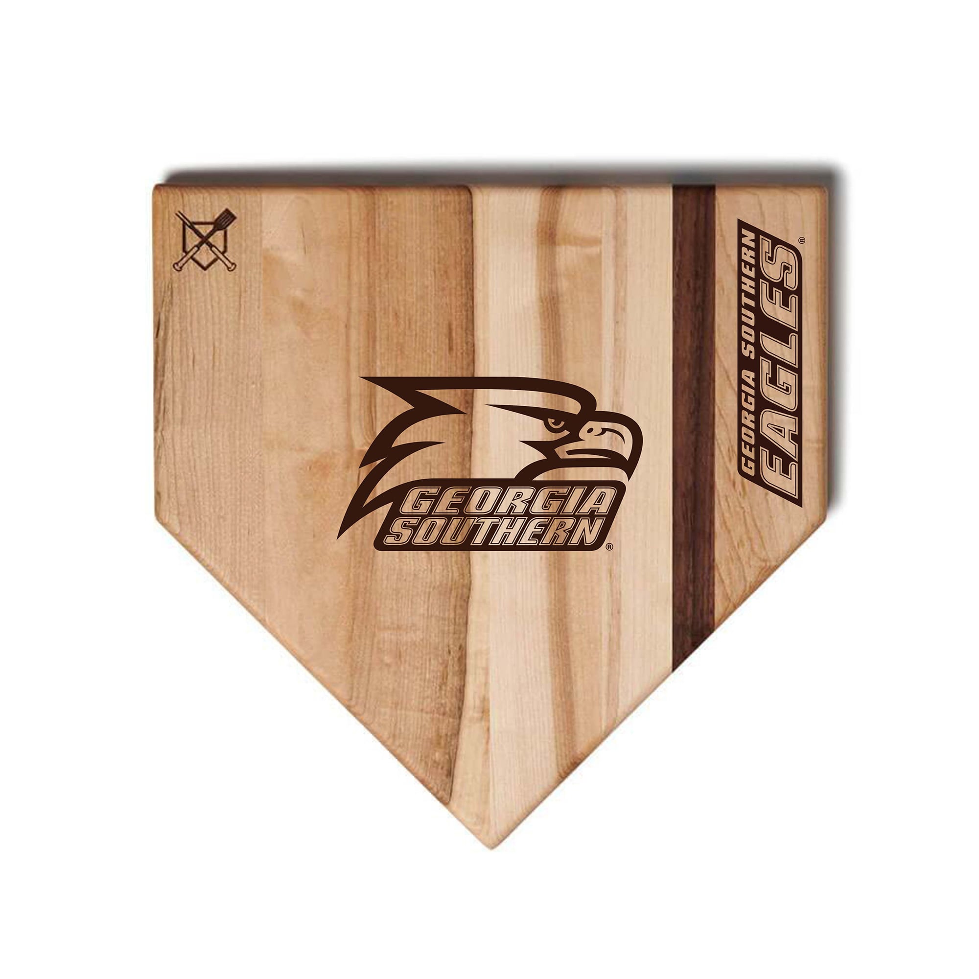 Jardine Georgia Southern Eagles Baseball BBQ 17'' x 17'' Home Plate Cutting Board