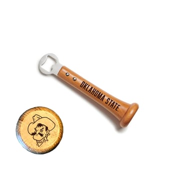 Jardine Oklahoma State Cowboys Baseball BBQ Pickoff Bottle Opener