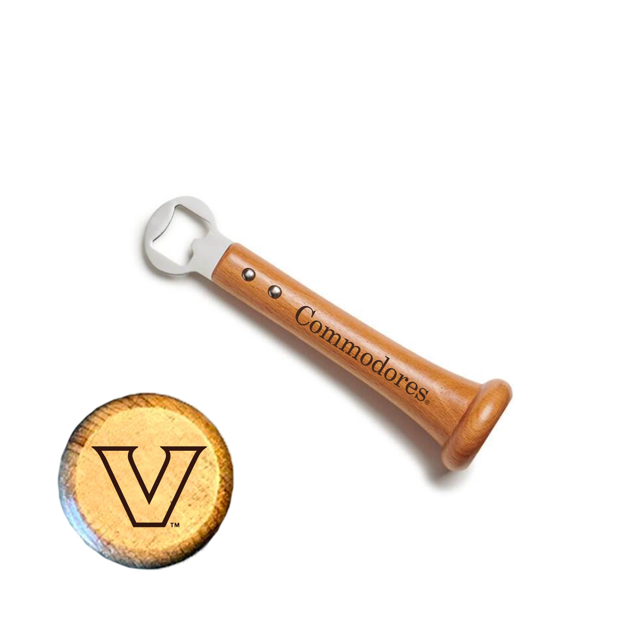 Jardine Vanderbilt Commodores Baseball BBQ Pickoff Bottle Opener