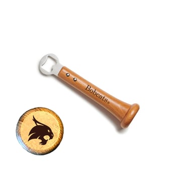 Jardine Texas State Bobcats Baseball BBQ Pickoff Bottle Opener