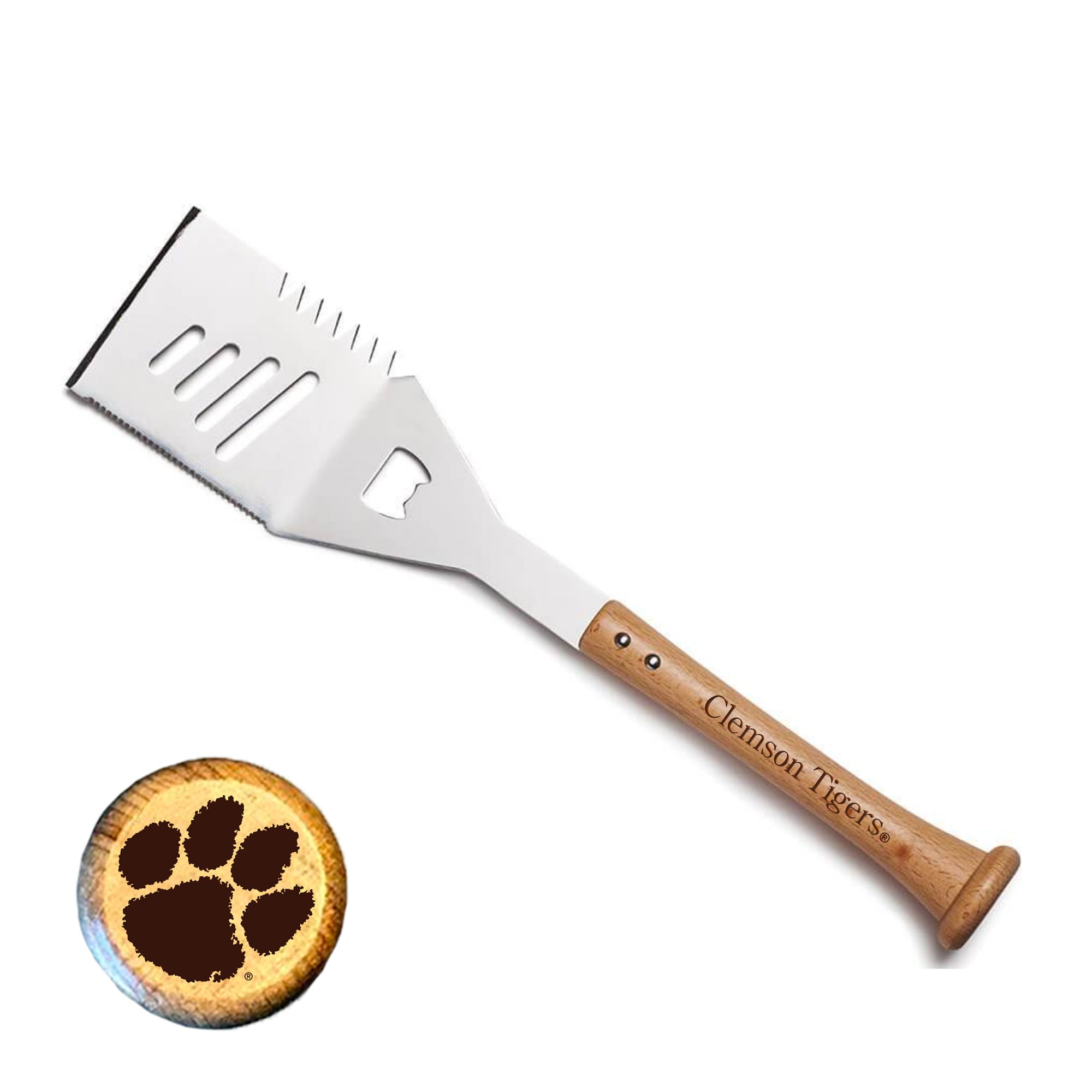 Jardine Clemson Tigers Baseball BBQ Slider Spatula