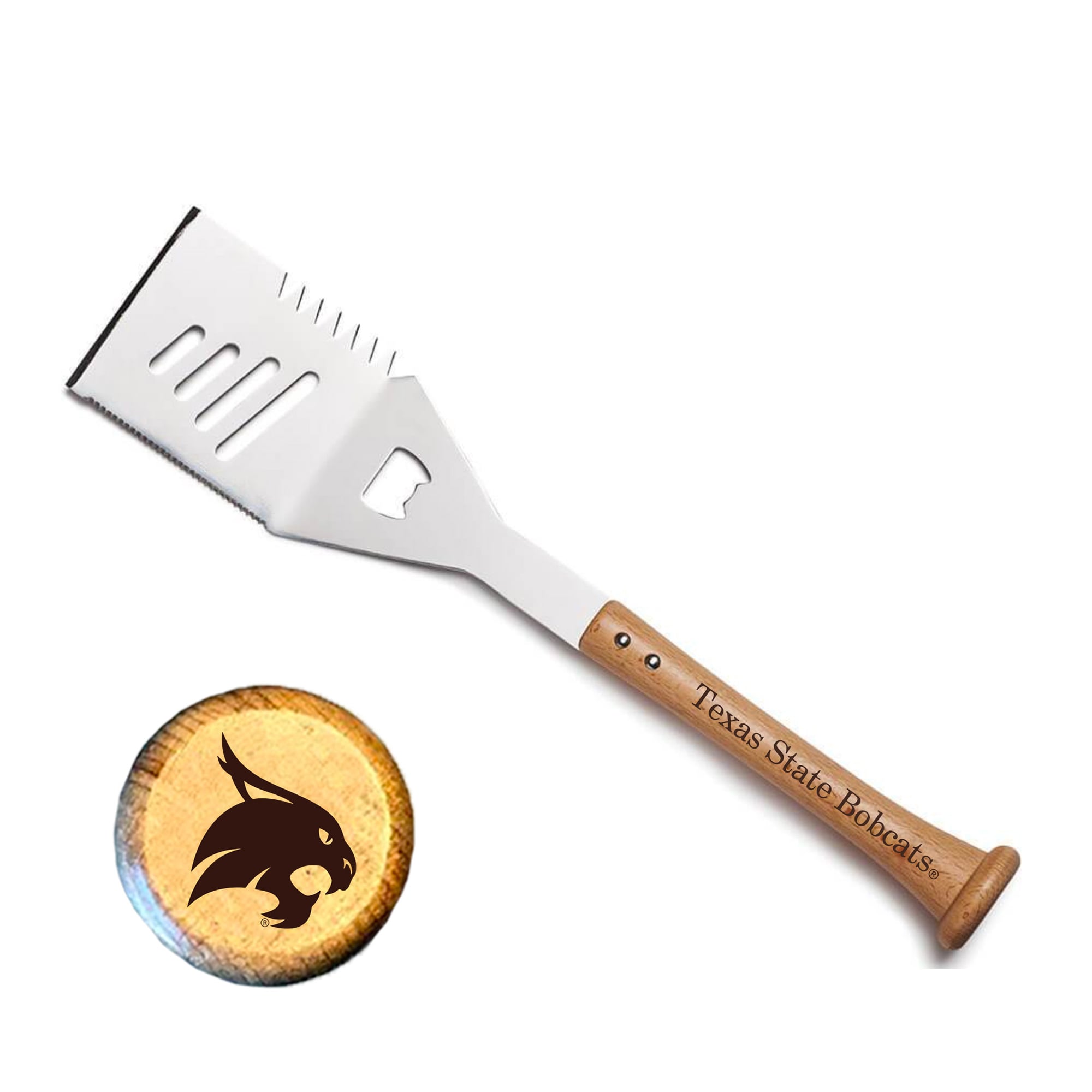 Jardine Texas State Bobcats Baseball BBQ Slider Spatula