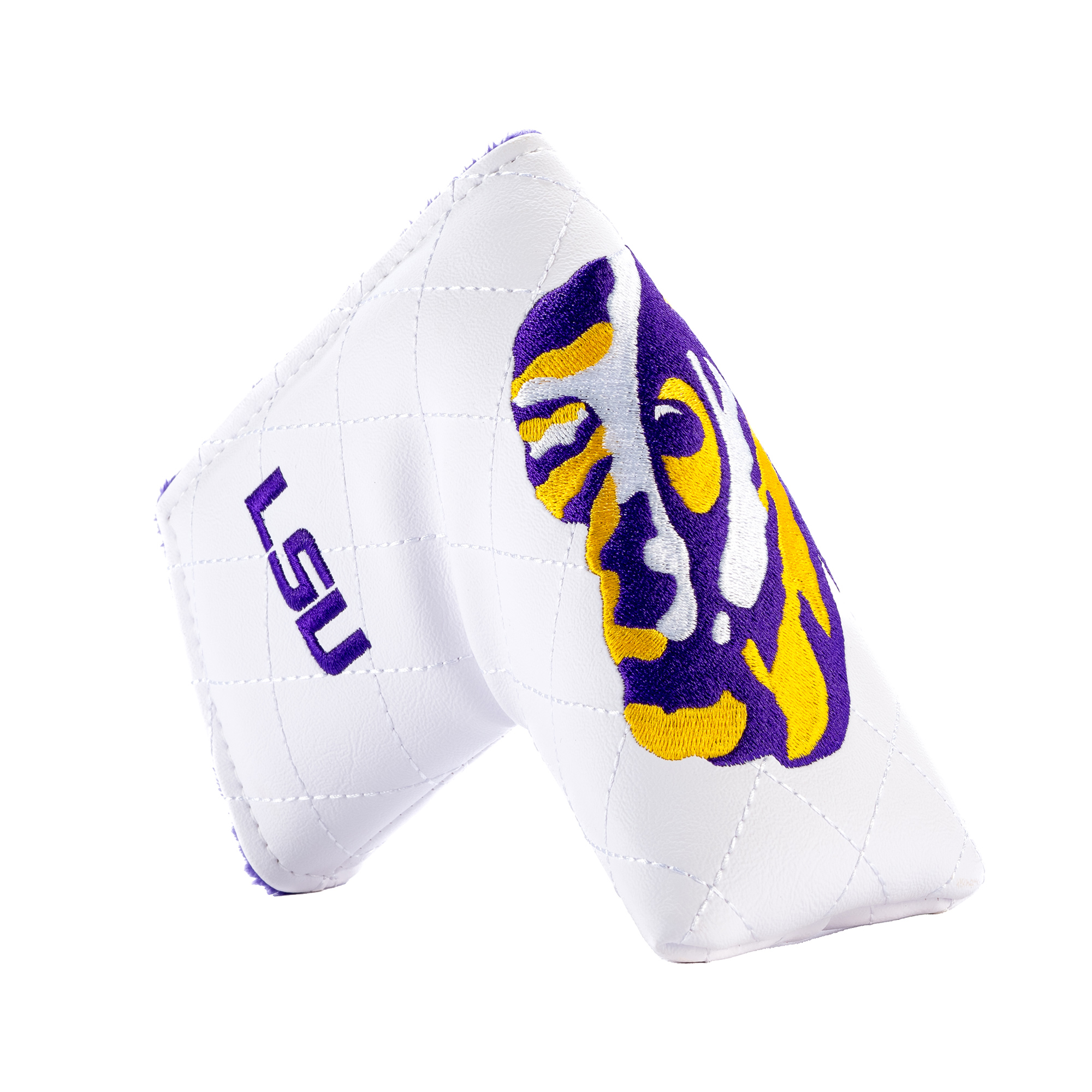 Hometown Brands LSU Tigers Diamond Stitch Blade Putter Cover Hometown Brands LSU Tigers Diamond Stitch Blade Putter Cover