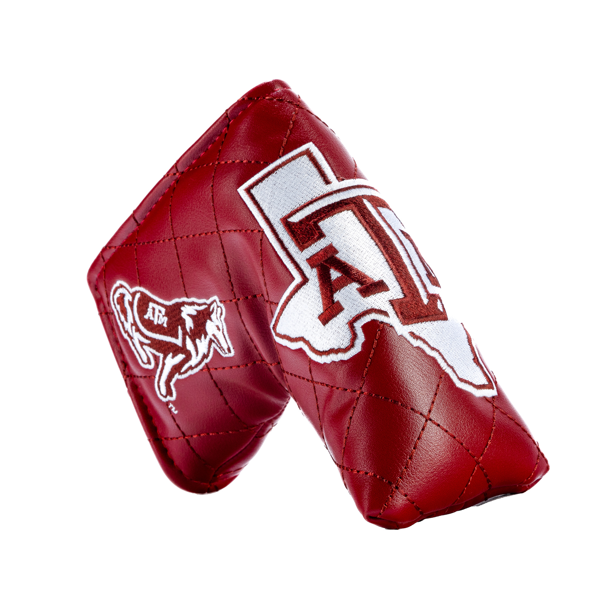Hometown Brands Texas A&M Aggies Diamond Stitch Blade Putter Cover Hometown Brands Texas A&M Aggies Diamond Stitch Blade Putter Cover