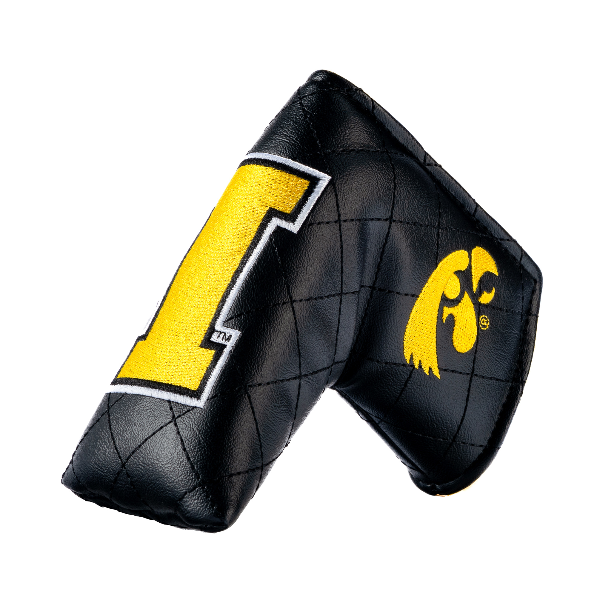 Hometown Brands Iowa Hawkeyes Diamond Stitch Blade Putter Cover Hometown Brands Iowa Hawkeyes Diamond Stitch Blade Putter Cover
