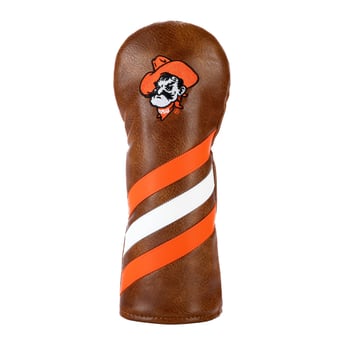Hometown Brands Oklahoma State Cowboys Leather Stripes Fairway Cover