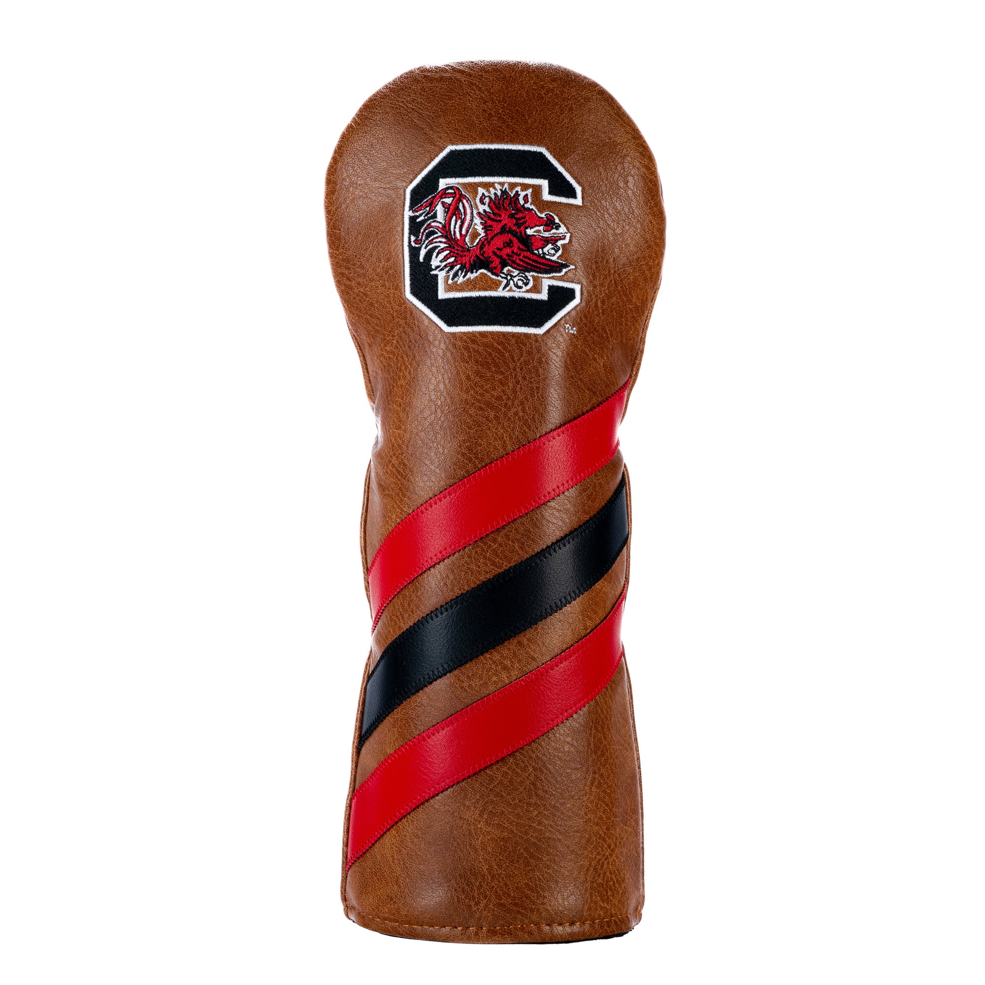 Hometown Brands South Carolina Gamecocks Leather Stripes Fairway Cover