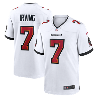 Tampa Bay Buccaneers Nike Game Road Jersey - White - Bucky Irving - Mens