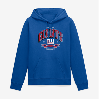 Men's Royal New York Giants Bud Light Hoodie