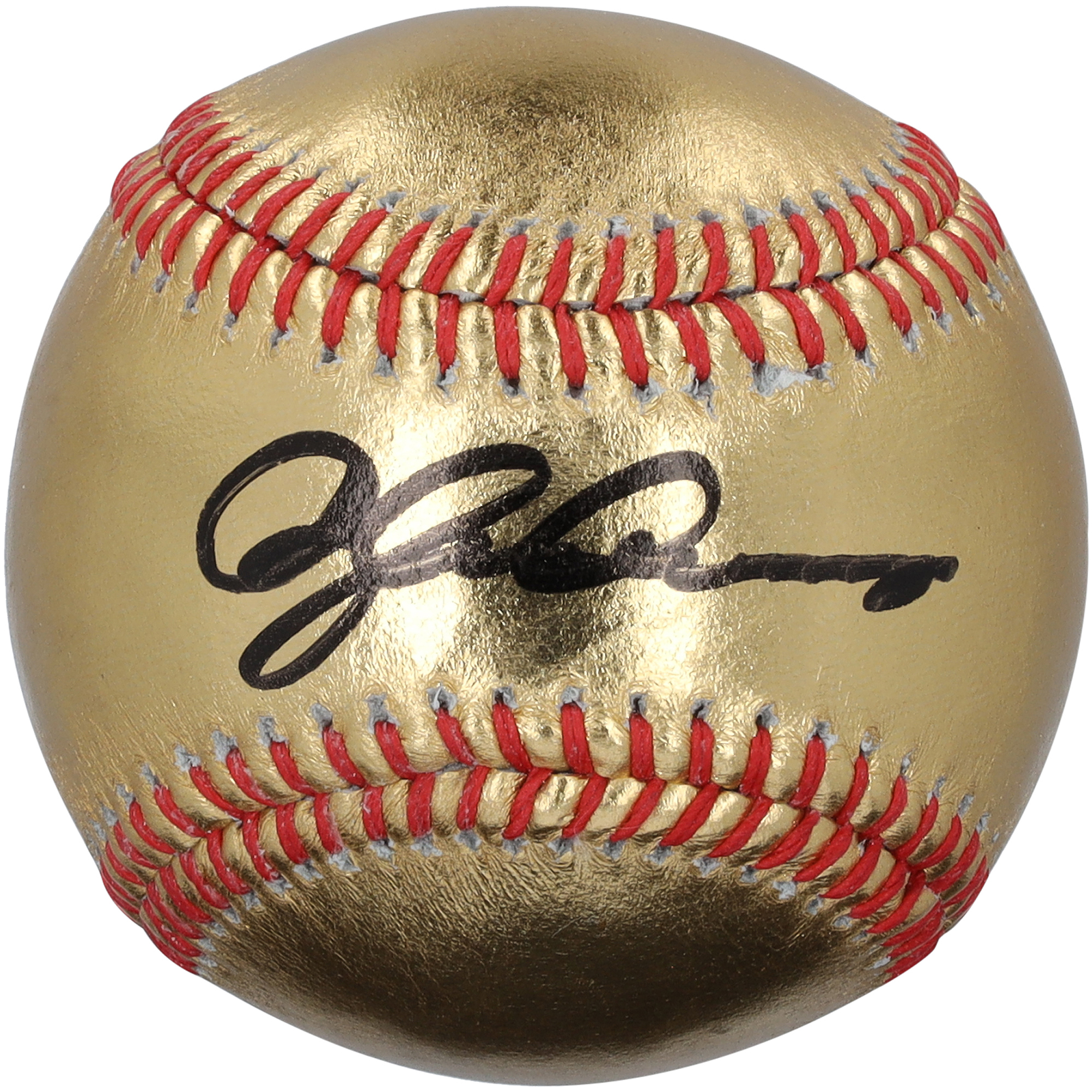 Dylan Crews Washington Nationals Autographed Gold Leather Baseball