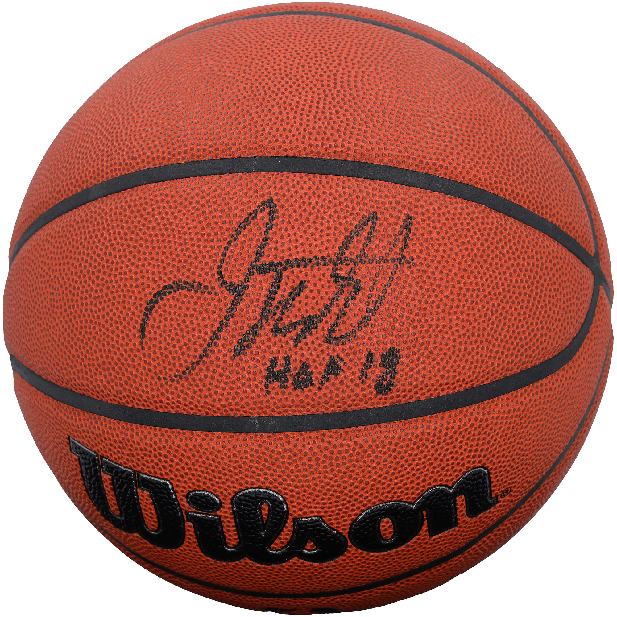Jason Kidd New Jersey Nets Autographed Wilson Authentic Series Indoor/Outdoor Basketball with "HOF 18" Inscription