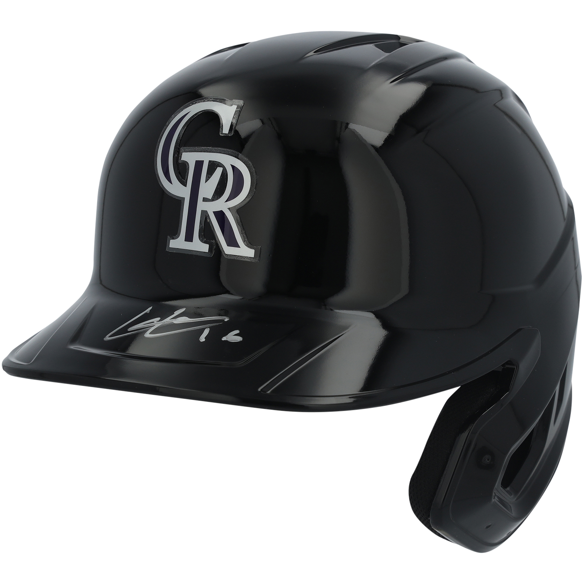 Cole Carrigg Colorado Rockies Autographed Rawlings Mach Pro Replica Batting Helmet