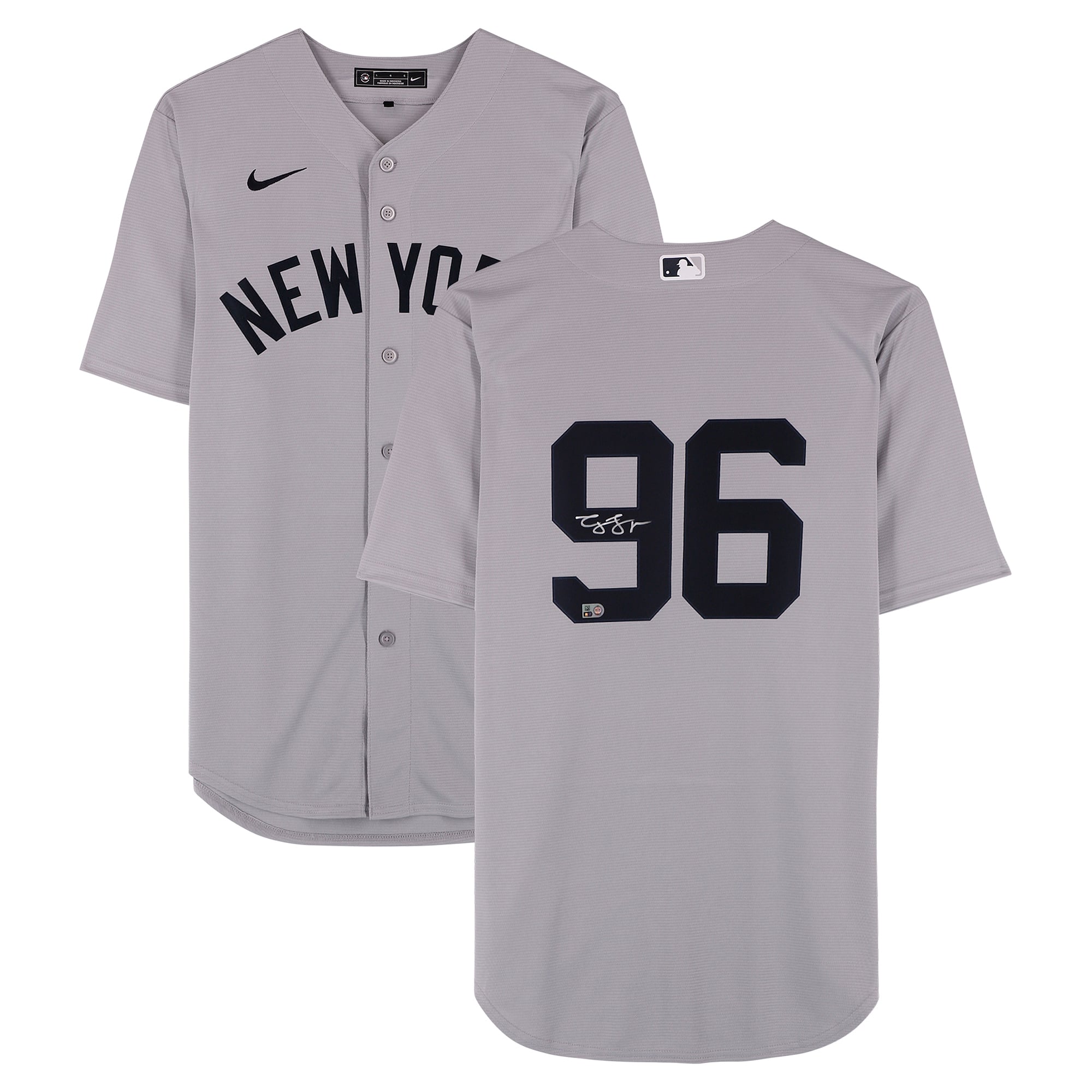 George Lombard Jr. New York Yankees Autographed Nike Replica Jersey