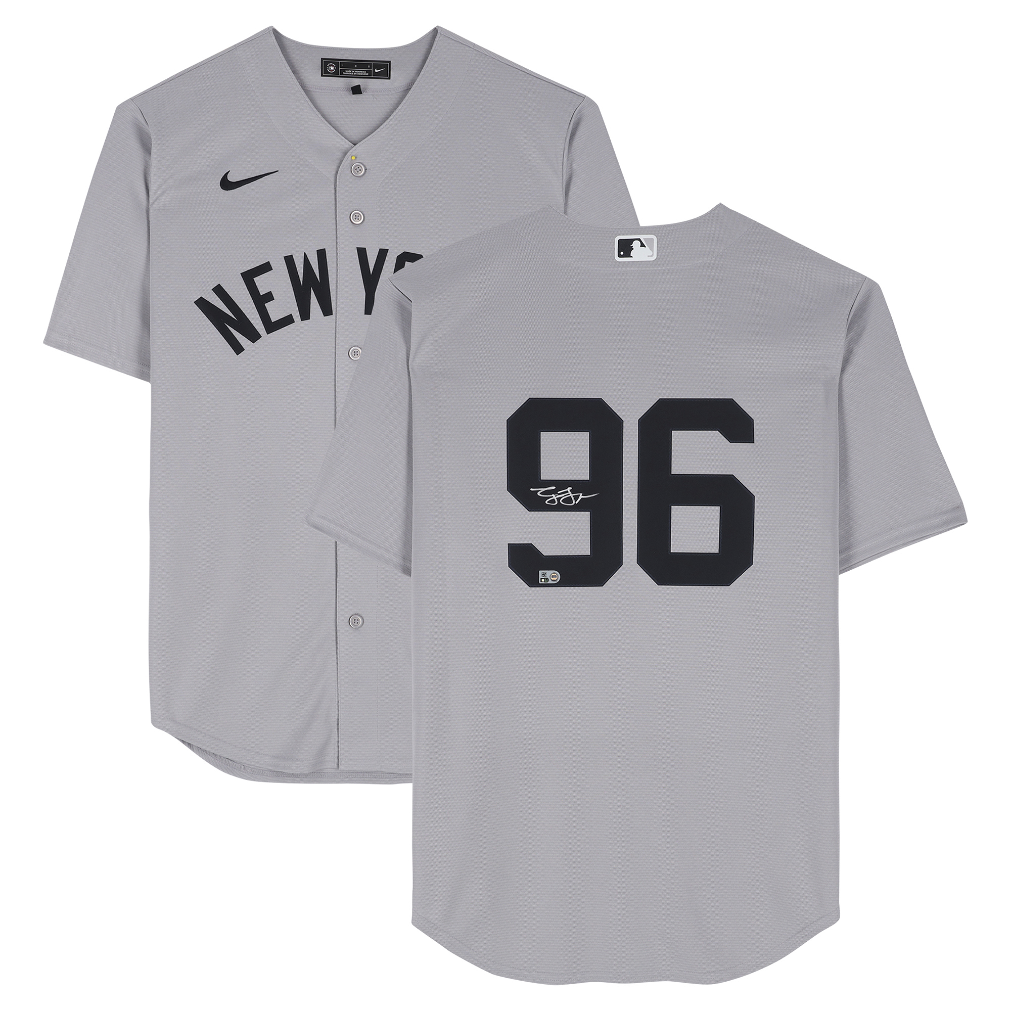 George Lombard Jr. New York Yankees Autographed Nike Replica Jersey