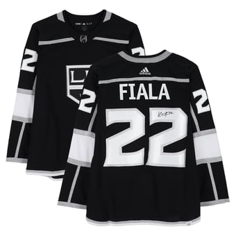 Kevin Fiala Los Angeles Kings Autographed Black adidas Jersey