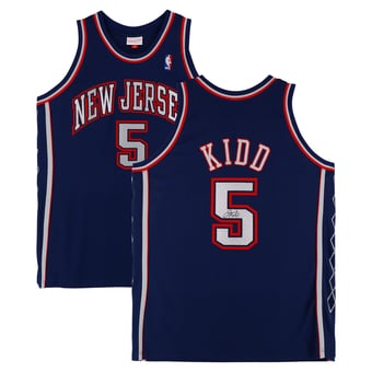 Jason Kidd New Jersey Nets Autographed Navy Mitchell & Ness 2006-07 Authentic Jersey