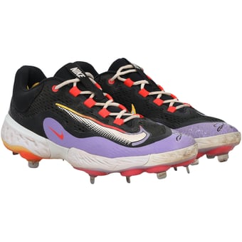 George Springer Toronto Blue Jays Autographed Game-Used Nike Cleats from the 2025 MLB Season