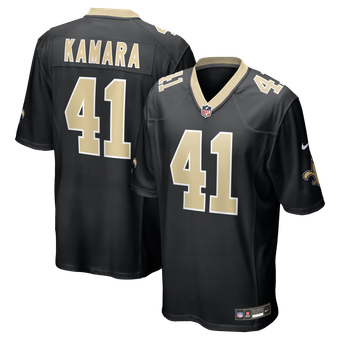 New Orleans Saints Nike Home Game Jersey - Black - Alvin Kamara - Mens