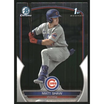 2023 Bowman Chrome Draft #BDC33 Matt Shaw