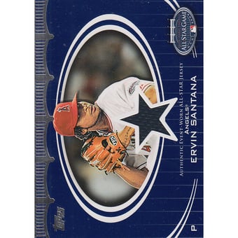 2008 Topps Update All-Star Stitches #ES Ervin Santana