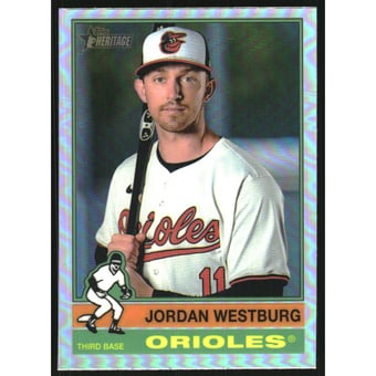 2025 Topps Heritage Chrome Refractors #438 Jordan Westburg