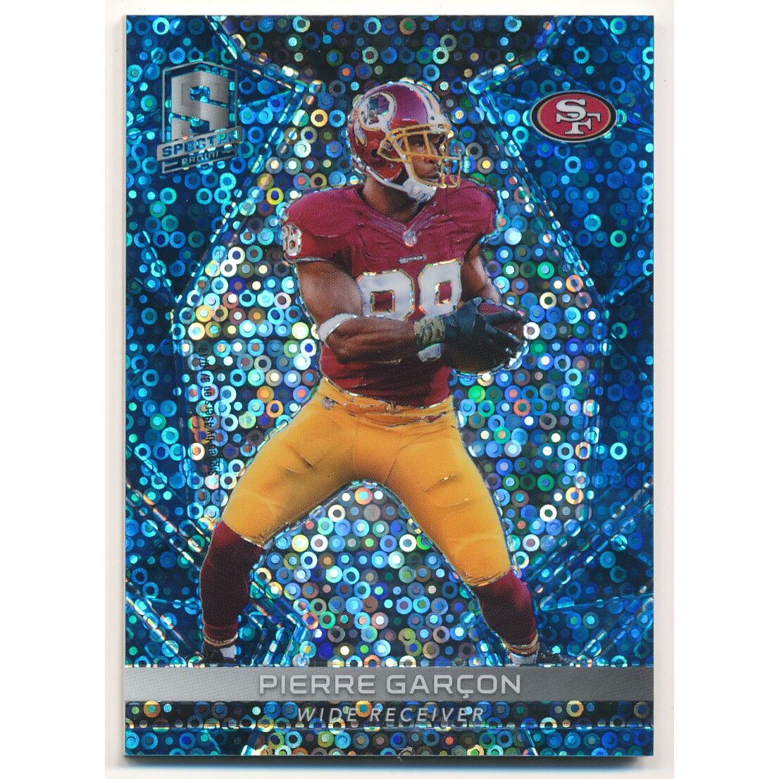 2017 Panini Spectra Neon Blue #26 Pierre Garcon