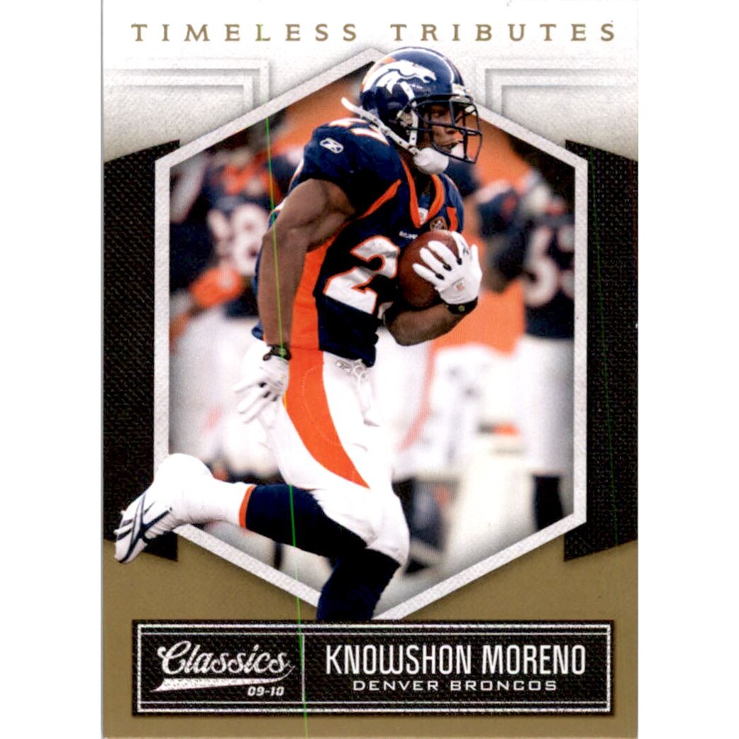 2010 Classics Timeless Tributes Gold #30 Knowshon Moreno