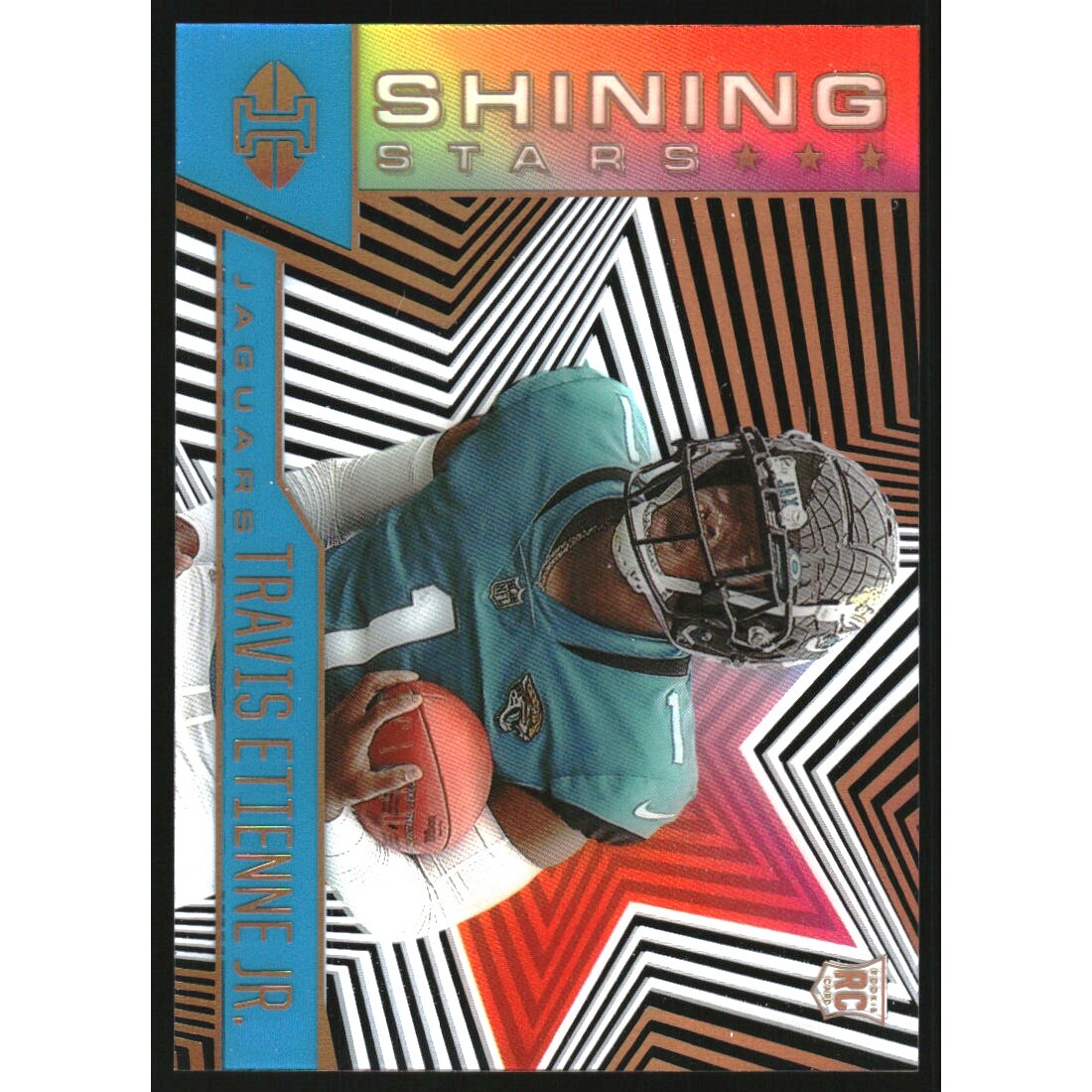 2021 Panini Illusions Shining Stars Light Blue #20 Travis Etienne Jr.