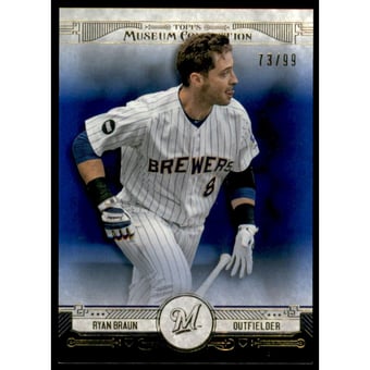 2015 Topps Museum Collection Blue #84 Ryan Braun