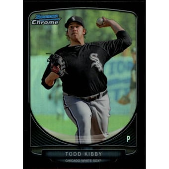 2013 Bowman Chrome Prospects Black Refractors #BCP55 Todd Kibby