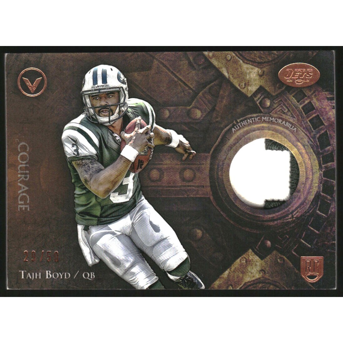2014 Topps Valor Patches Courage #VPTB Tajh Boyd
