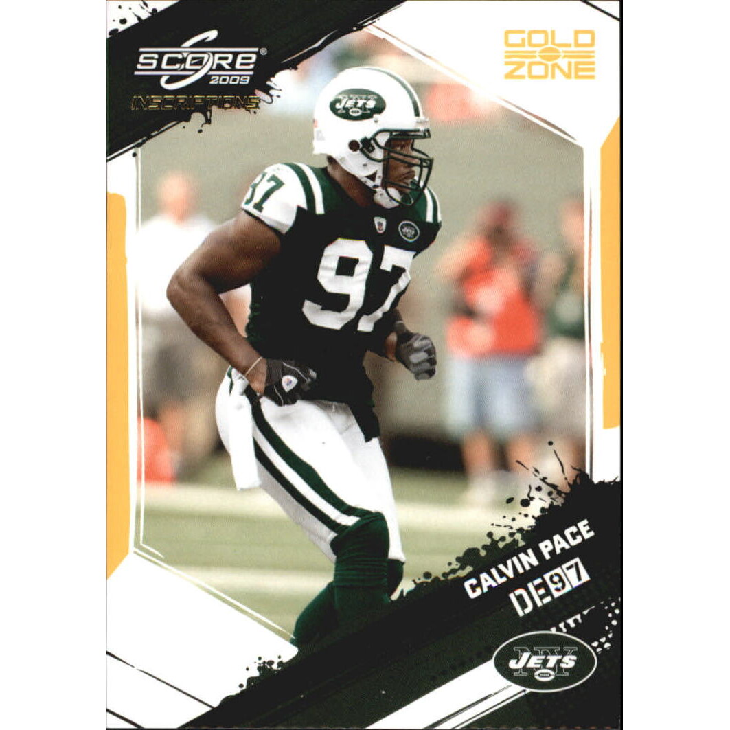 2009 Score Inscriptions Gold Zone #201 Calvin Pace
