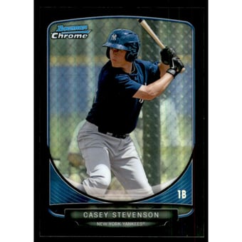 2013 Bowman Chrome Prospects Black Refractors #BCP70 Casey Stevenson