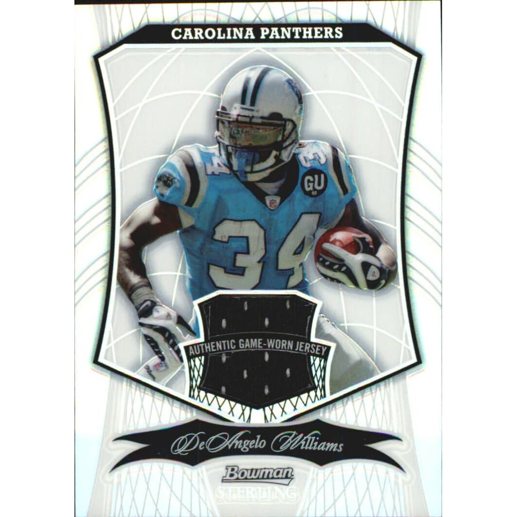 2009 Bowman Sterling Refractors #80A DeAngelo Williams JSY