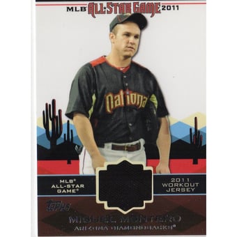 2011 Topps Update All-Star Stitches #AS55 Miguel Montero