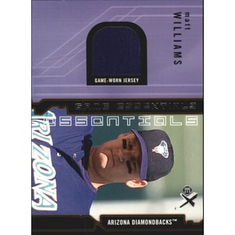 2002 E-X Game Essentials #35 Matt Williams Jsy