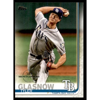 2019 Topps Factory Set 582 Montgomery #115 Tyler Glasnow