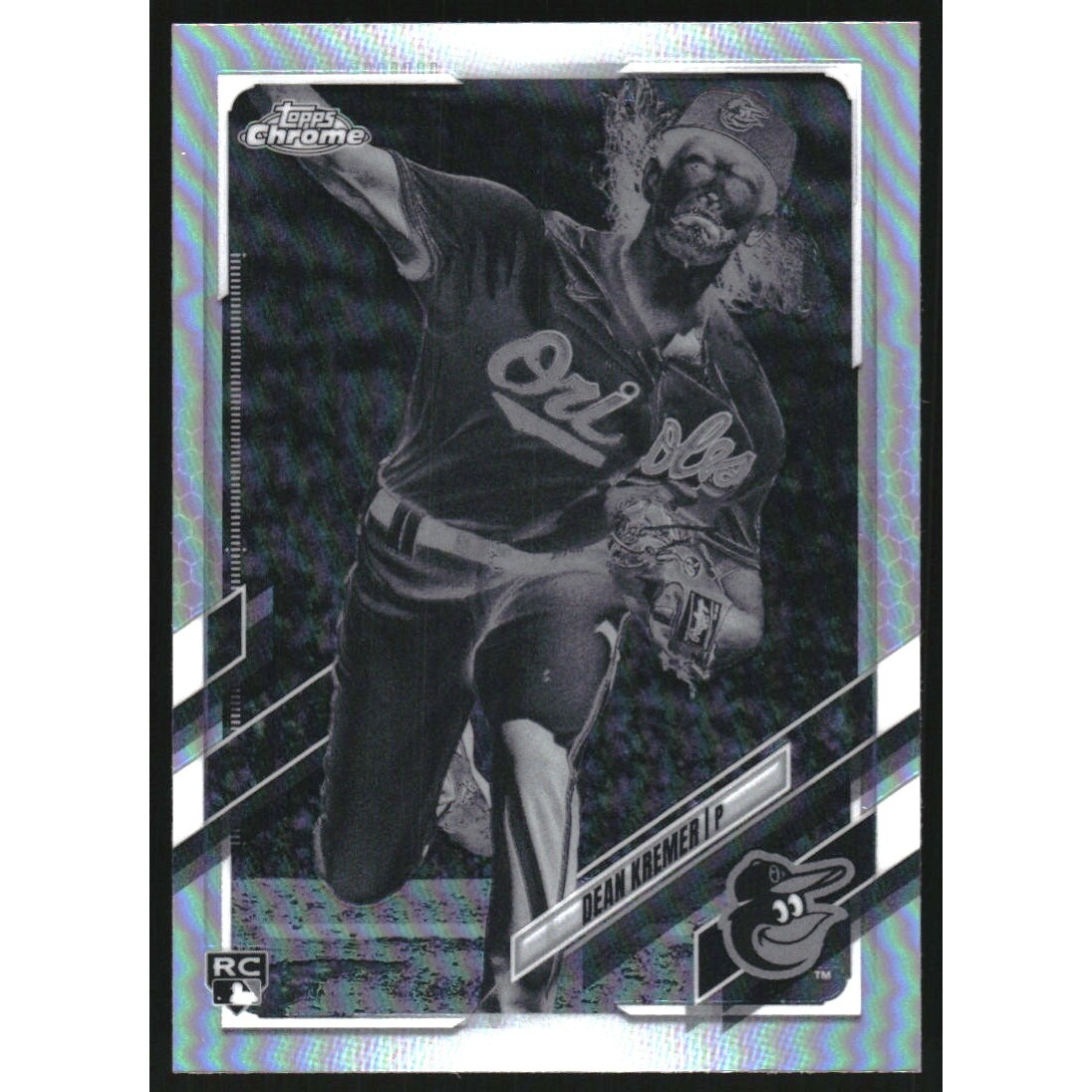 2021 Topps Chrome Negative Refractors #104 Dean Kremer