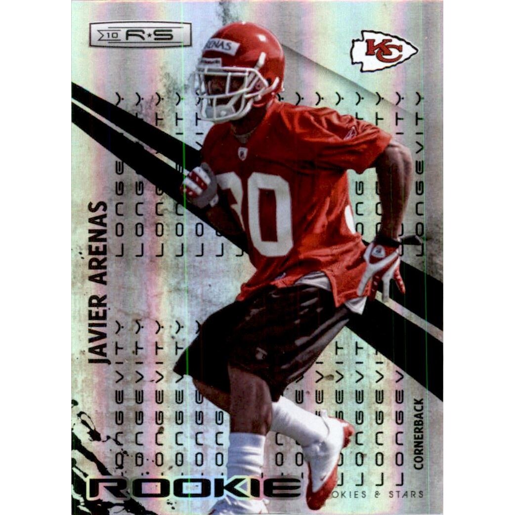 2010 Rookies and Stars Longevity Parallel Silver Holofoil #203 Javier Arenas