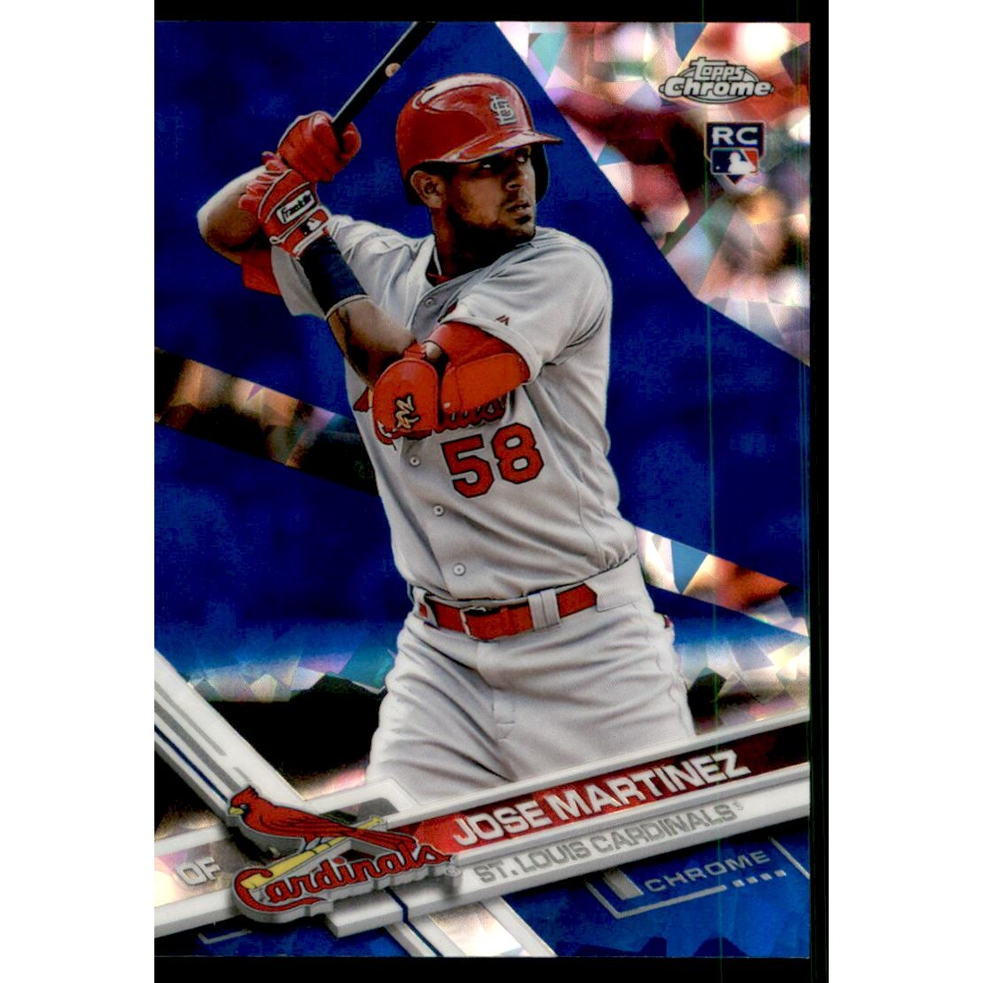 2017 Topps Chrome Sapphire Edition #448 Jose Martinez