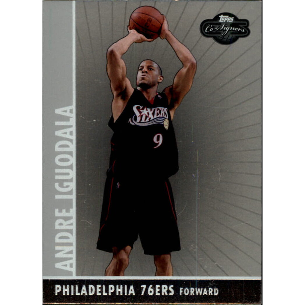 2008-09 Topps Co-Signers Silver #19 Andre Iguodala 2008-09 Topps Co-Signers Silver #19 Andre Iguodala