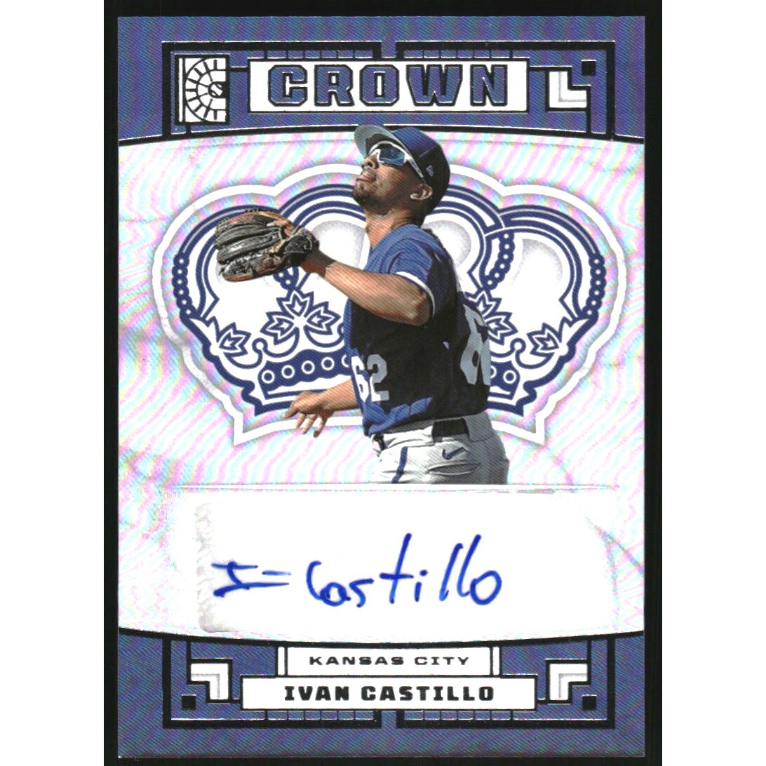 2022 Panini Capstone Crown Autographs #58 Ivan Castillo. rookie card picture